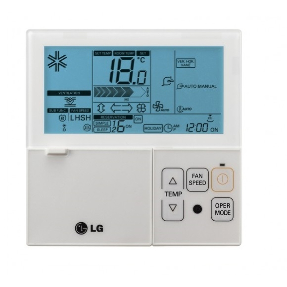PREMTB001 káblový ovládač klimatizácie LG biely