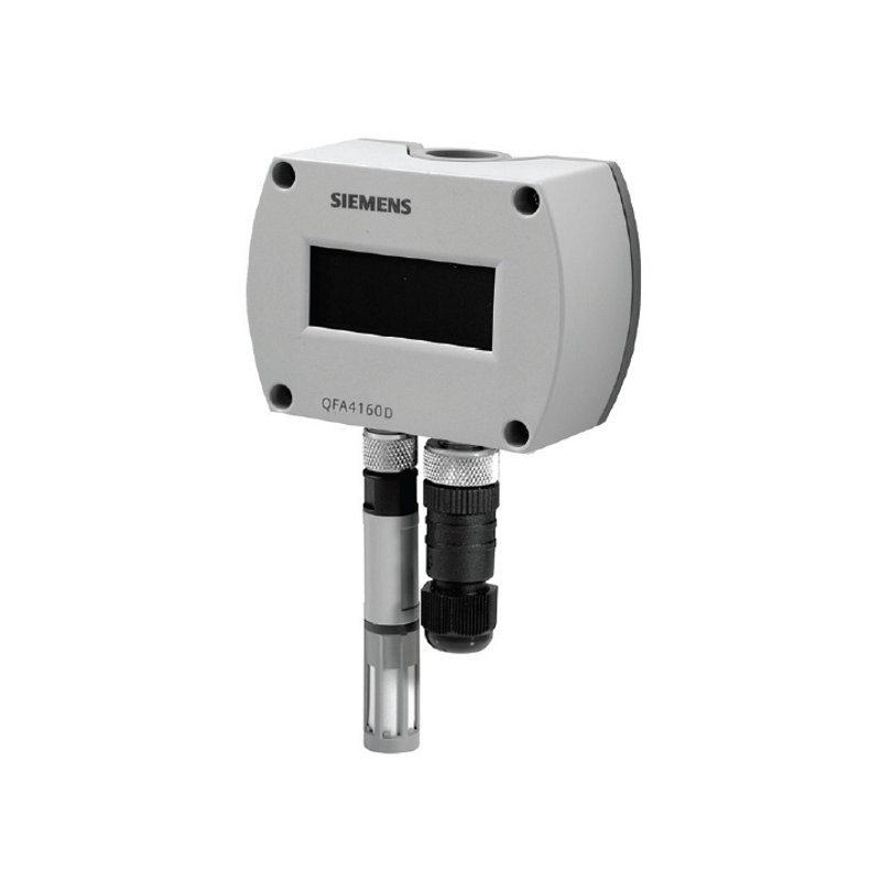 QFA4160D– izbový snímač pre relatívnu vlhkosť a teplotus kalibračným certifikátom