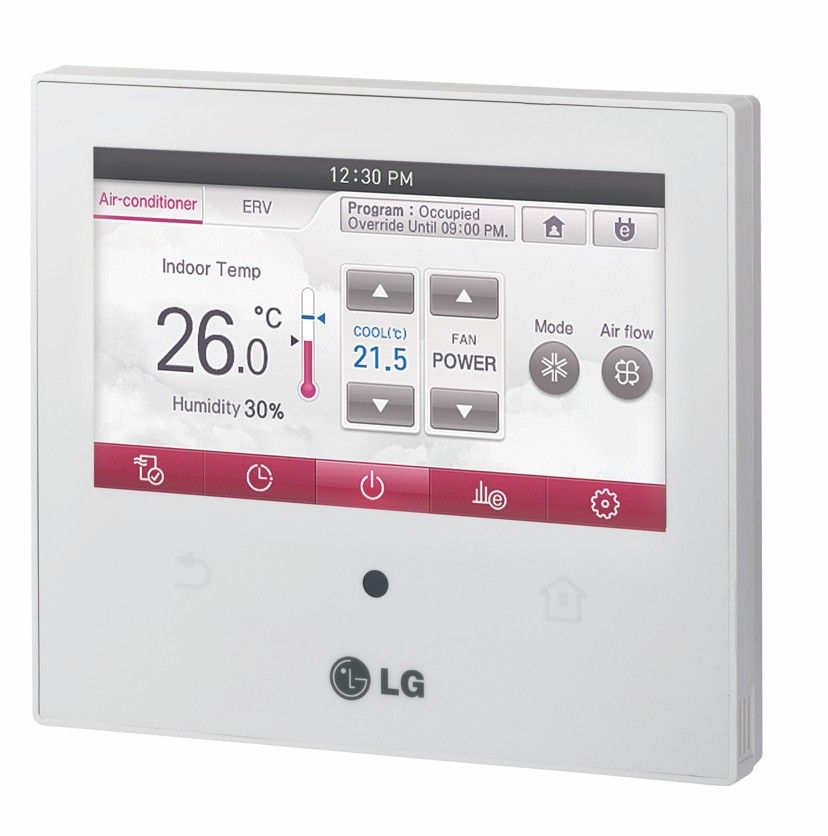 PREMTA000B prémium dotykový káblový ovládač klimatizácie LG