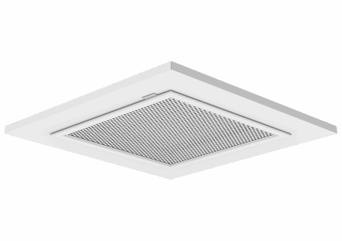 NOVA-PF-F hliníková mriežka na odvod vzduchu s filtrom na montáž do kazetového stropu