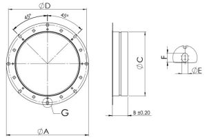 Vortice QBK-HE MFL 400 (kruhová príruba na výfuk)